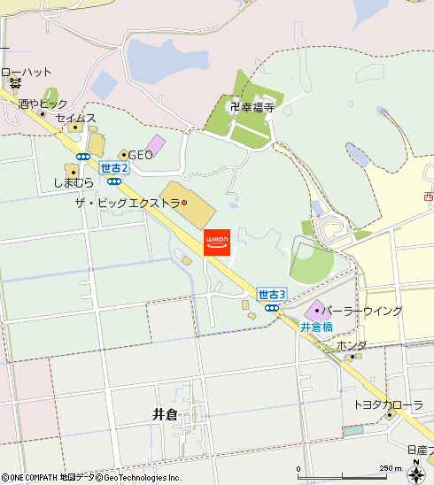 ザ・ビッグエクストラ玉城店付近の地図